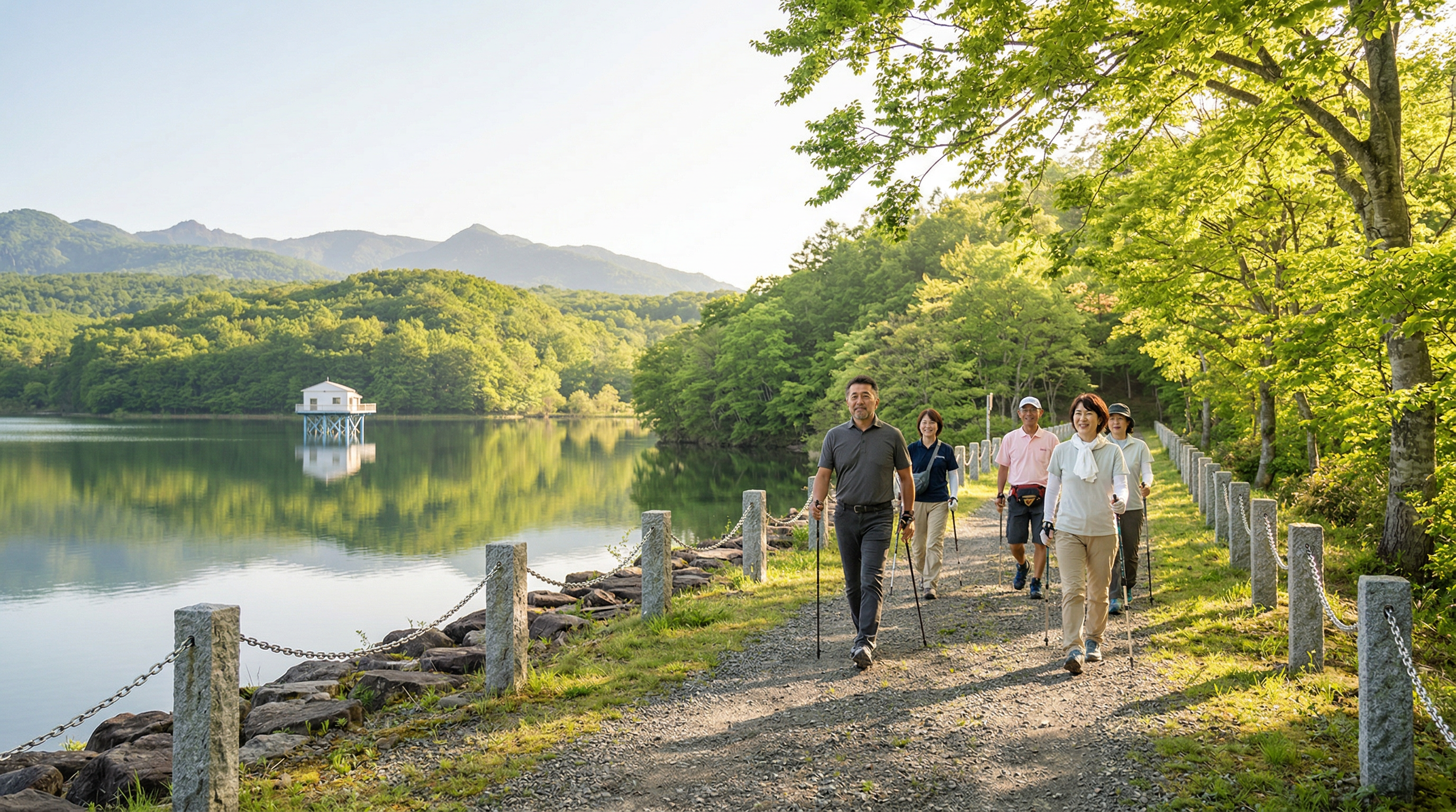 2時間体験コース用のノルディックコーチングヒーロー画像